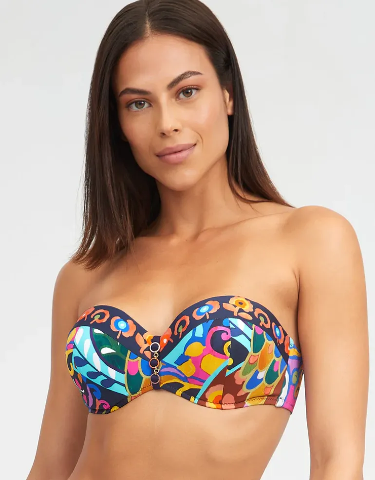 Aida Bandeau Bikini Top