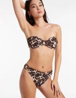 Allure High Legline Bikini Pant - Black