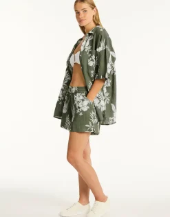 Aloha Beach Shirt - Khaki
