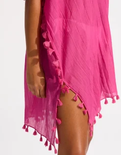 Amnesia Kaftan - Hot Pink