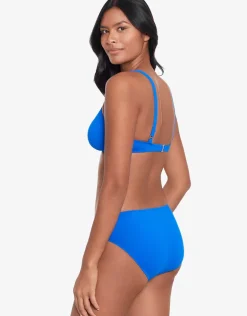Beach Club Solids Ring OTS Bikini Top - Royal Blue