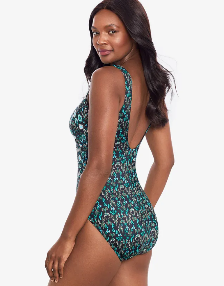 Bijoux Criss-Cross Escape Swimsuit - Green