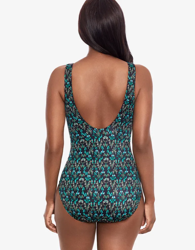 Bijoux Criss-Cross Escape Swimsuit - Green