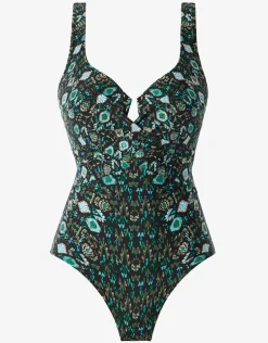 Bijoux Criss-Cross Escape Swimsuit - Green