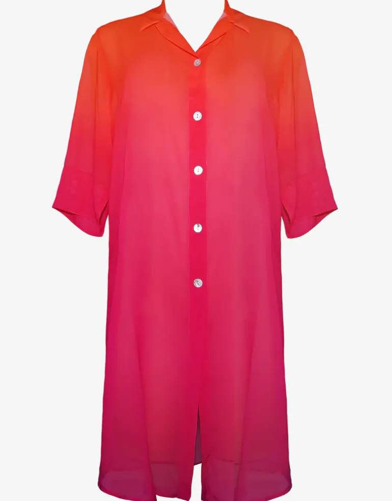 Brasil Beach Shirt - Pink Ombre