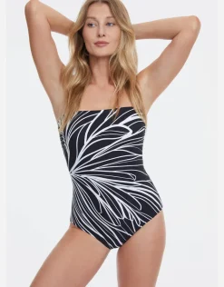 Buona Sera Bandeau Swimsuit - Black