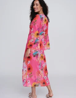 Copacabana Maxi Kaftan - Pink