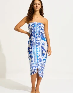 Corfu Sarong - Azure
