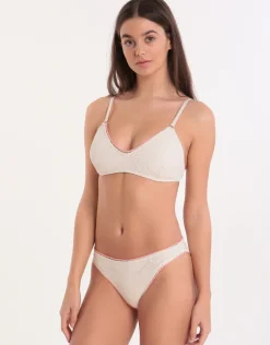Couture Crochet Breeda Hipster Bikini Bottom -Ecru