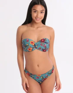 Dolcevita Wila Reversible Bikini Bottom - Turquoise