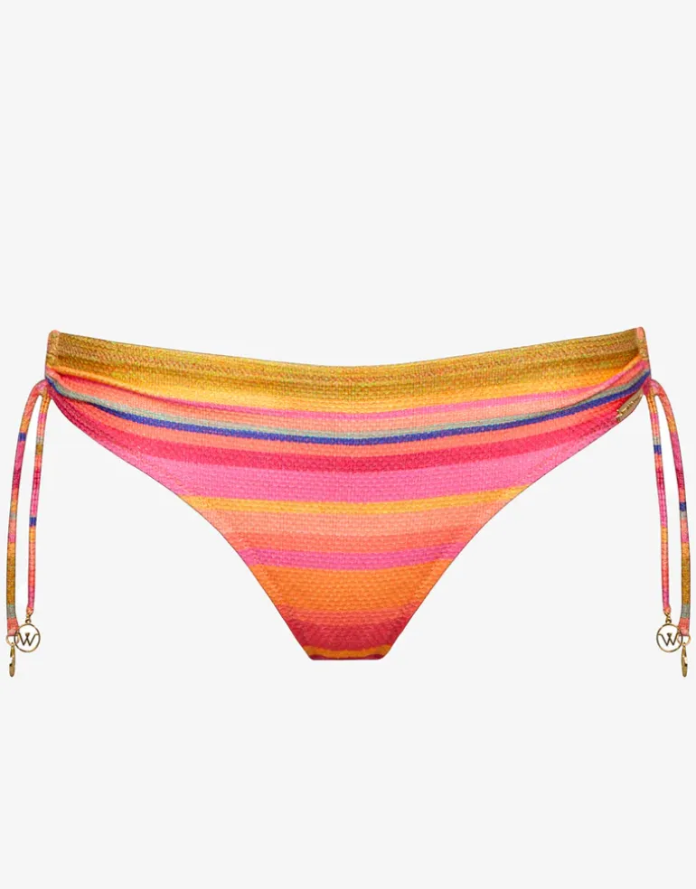 Dopamine Stripe Loop Side Bikini Pant - Dopamine Brights
