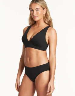 Essentials Mid Bikini Pant - Black
