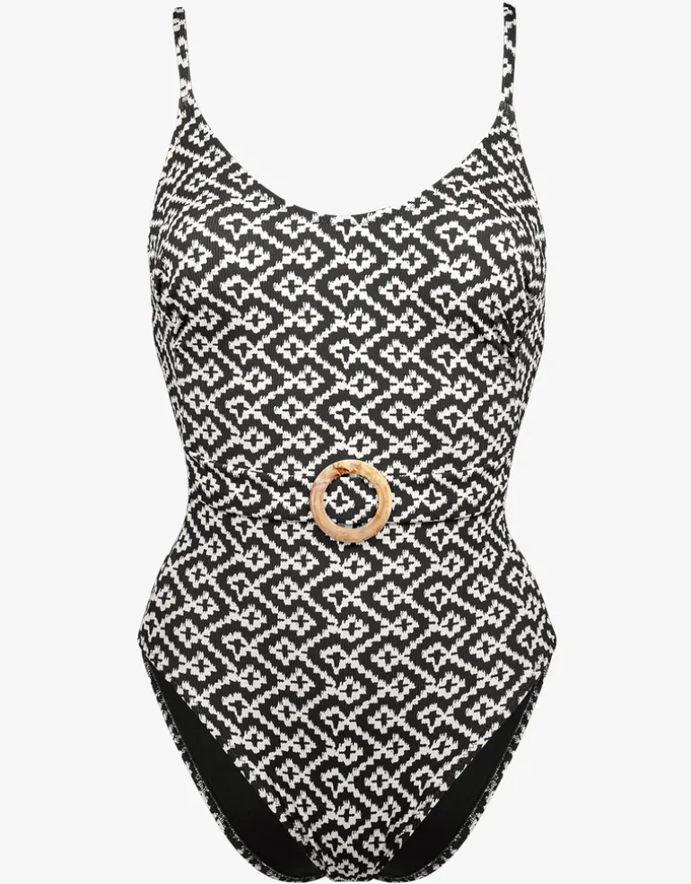 Ethno Craft Swimsuit - Black Canvas