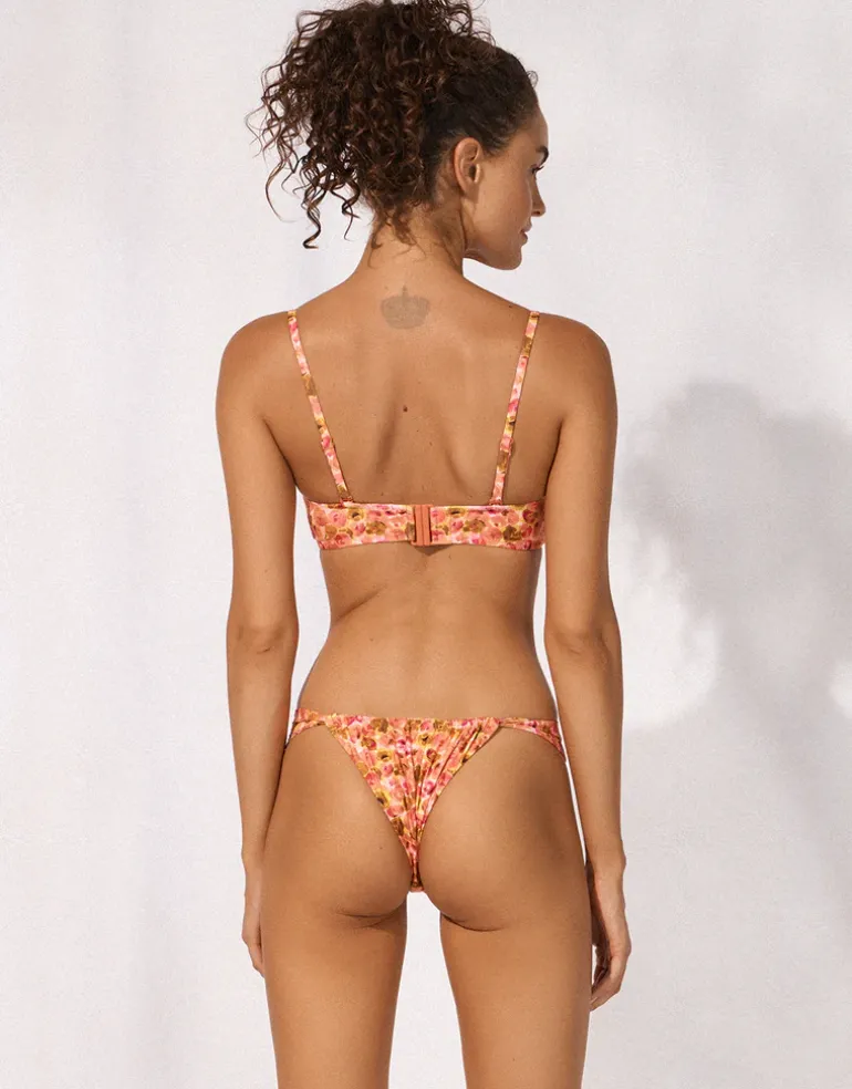 Euphoric Bloomwave Brazilian Bikini Pant - Sunsoaked Neons