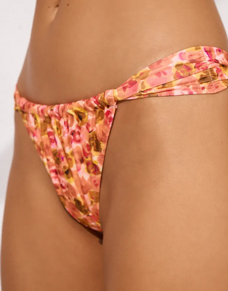 Euphoric Bloomwave Brazilian Bikini Pant - Sunsoaked Neons