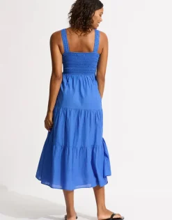 Faithful Midi Dress - Azure