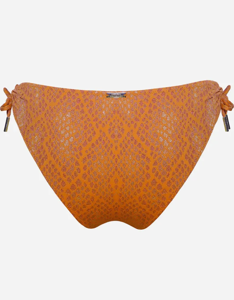 Glance Bikini Pant - Metallic Apricot