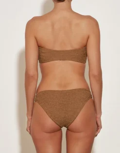 Gloria Bikini Set - Metallic Cocoa