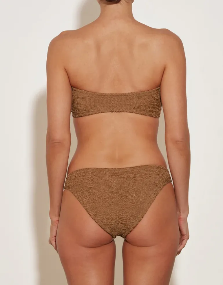 Gloria Bikini Set - Metallic Cocoa