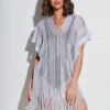 Guayana Metallic Tunic - Silver