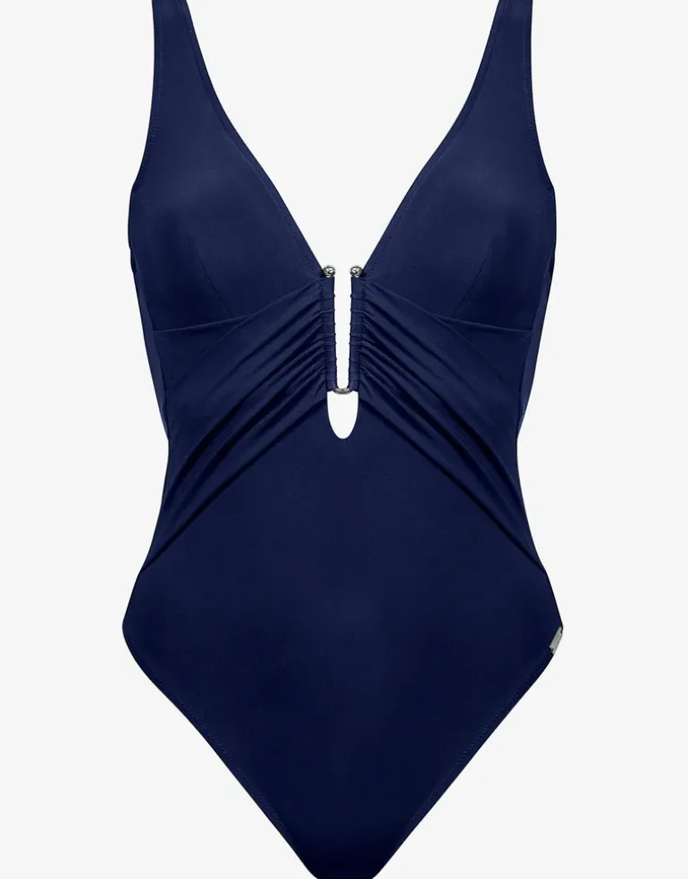 Honesty Underwired Swimsuit - Navy