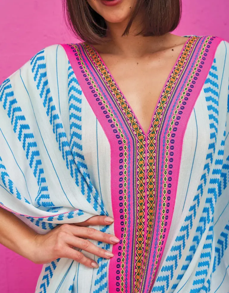 Indian Thobe Kaftan - Blue