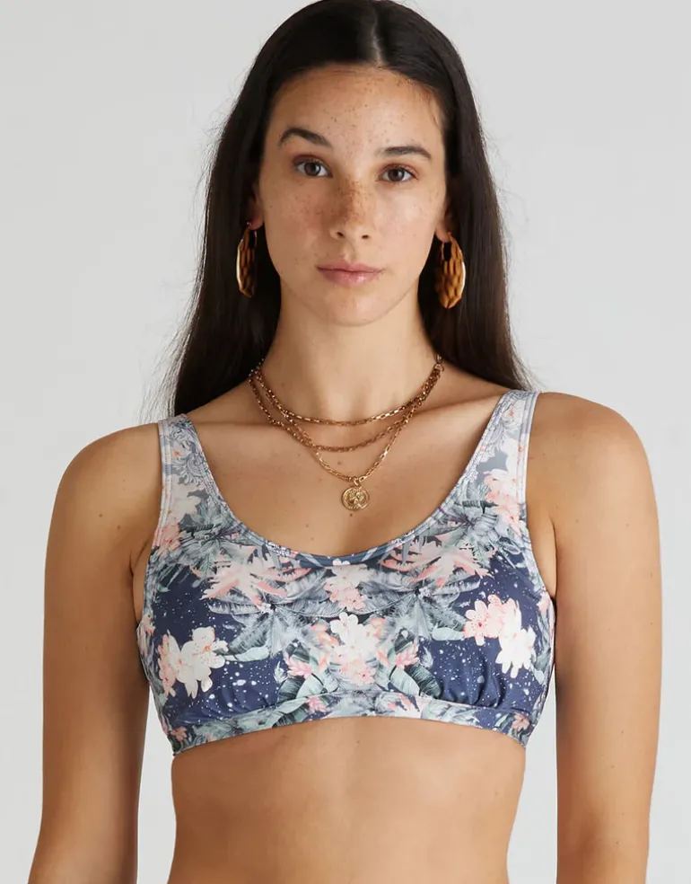 Indianic Ashley D/DD Cup Bikini Top - Floral