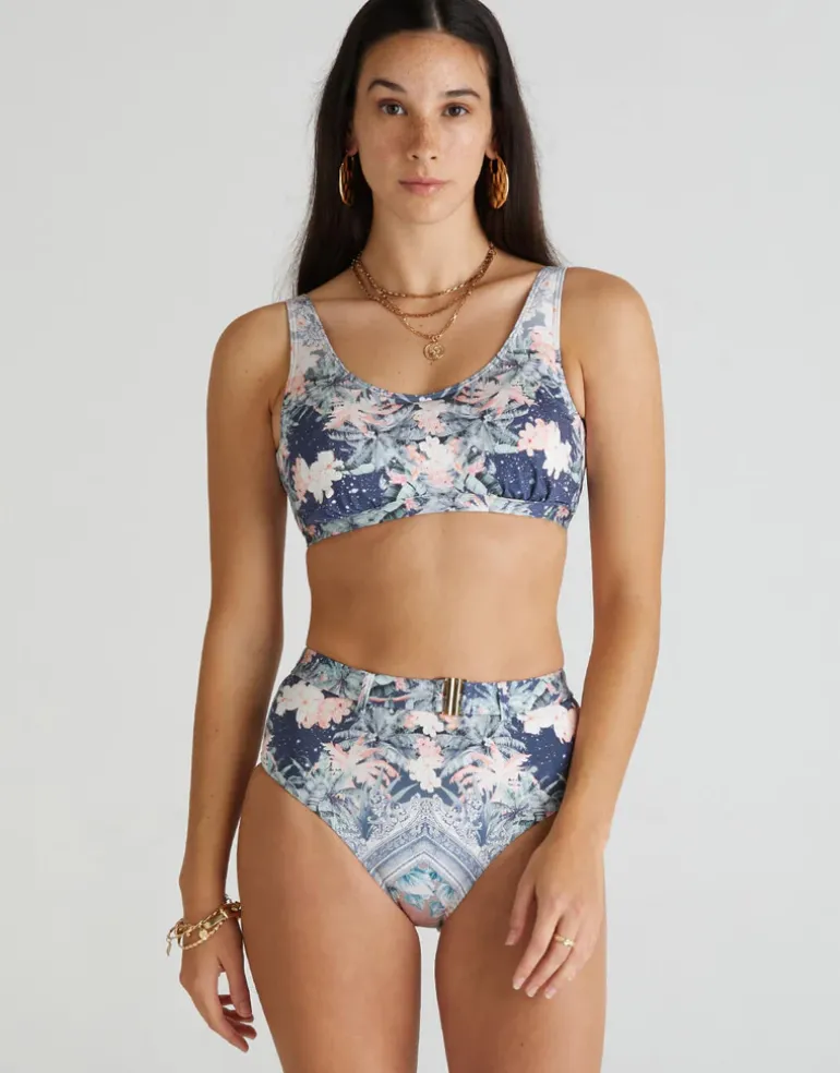 Indianic Ashley D/DD Cup Bikini Top - Floral