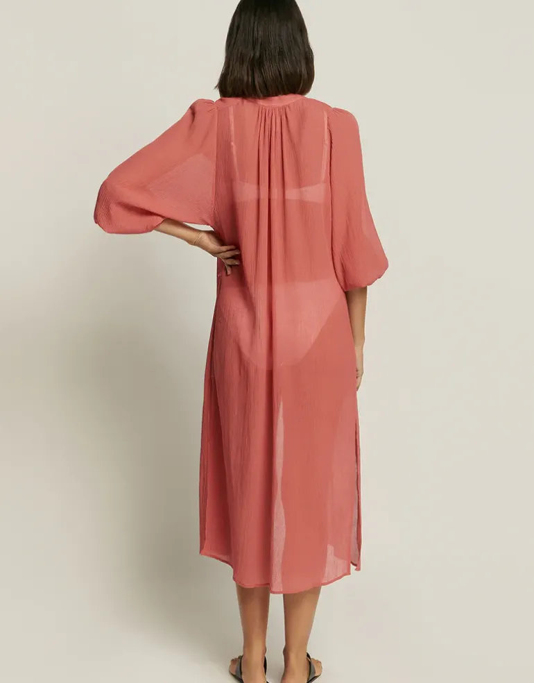 Jetset Maxi Shirt Dress - Sienna