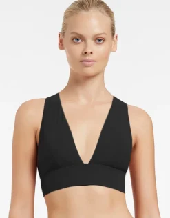 Jetset Soft Tri Bikini Top - Black