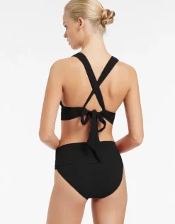 Jetset Soft Tri Bikini Top - Black