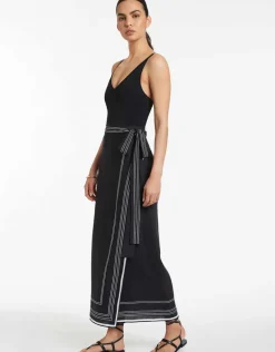 Jetset Tie Sarong - Black