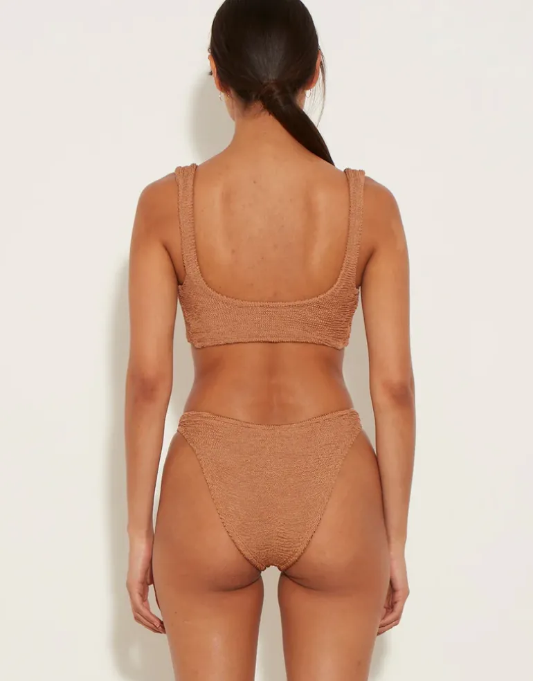 Juno Bikini Set - Metallic Cocoa