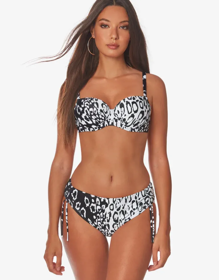 Kalina Underwired Bikini Set - Black and White