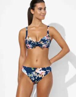 Lush Delight Bikini Pant - Hibiscus Indigo