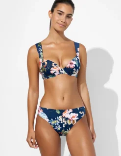 Lush Delight Bikini Pant - Hibiscus Indigo
