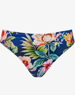 Lush Delight Bikini Pant - Hibiscus Indigo