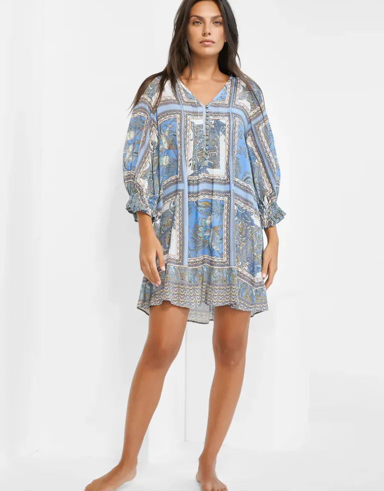 Majorelle Tunic - Oriental Horizon Blue