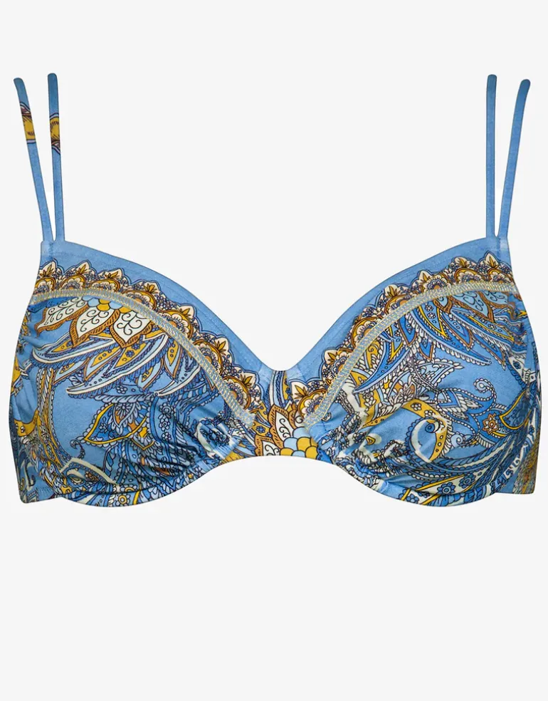 Majorelle Underwired Bikini Top - Oriental Horizon Blue