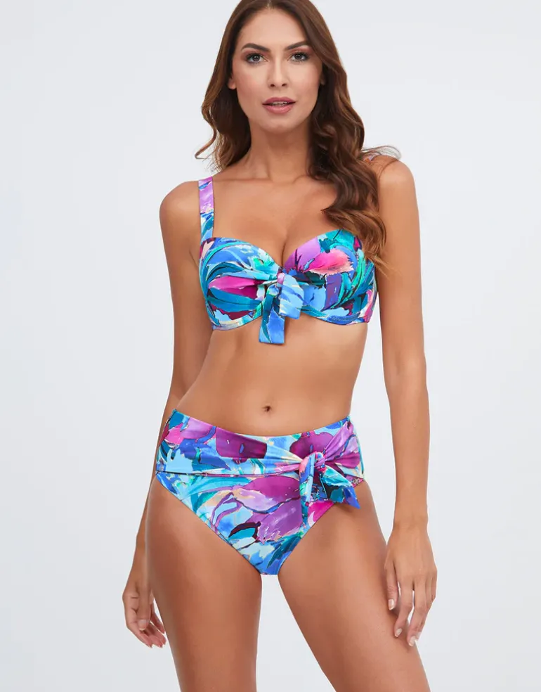 Malena Balcony Bikini Top - Turquoise