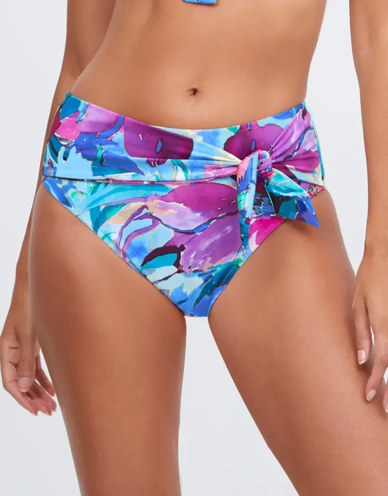 Malena Maxi Control Bikini Pant - Turquoise