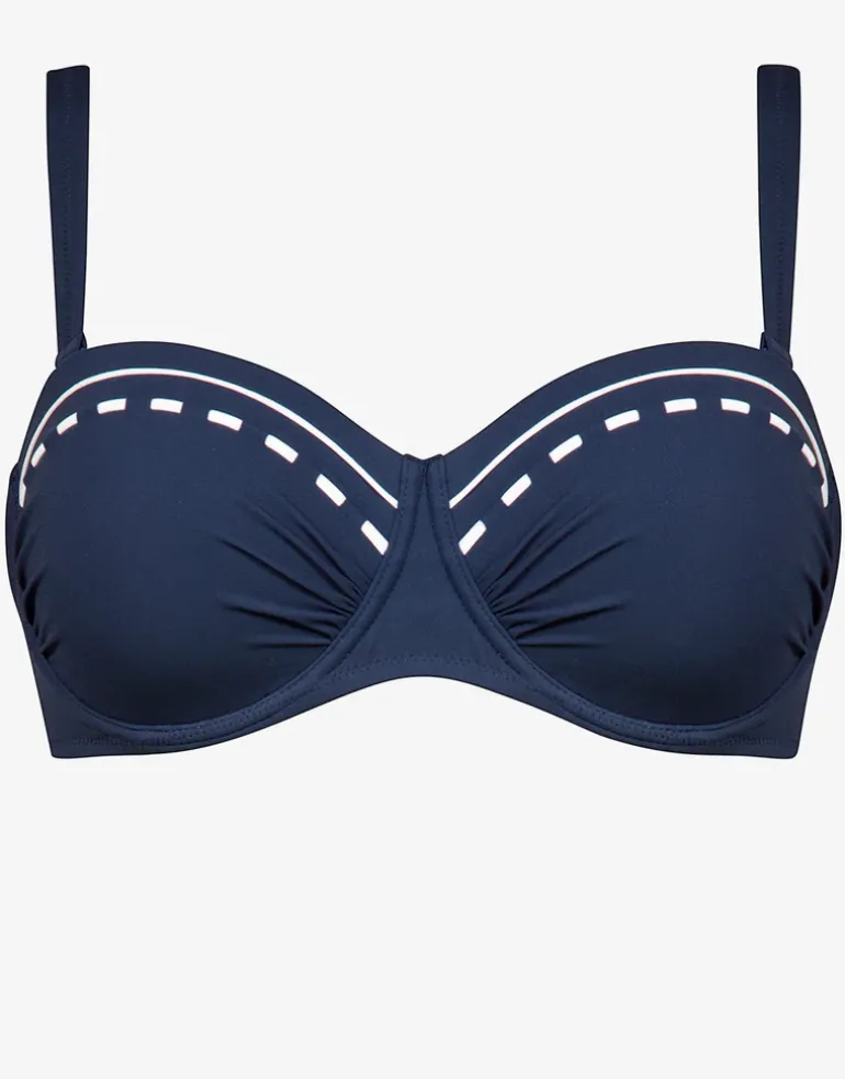 Marine Mindset Underwired Bikini Top - Skipper Blue