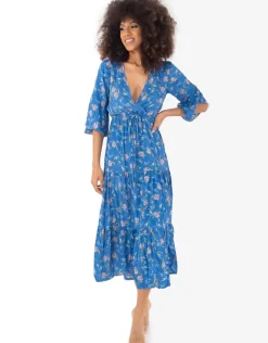 Maya Maxi Dress - Blue