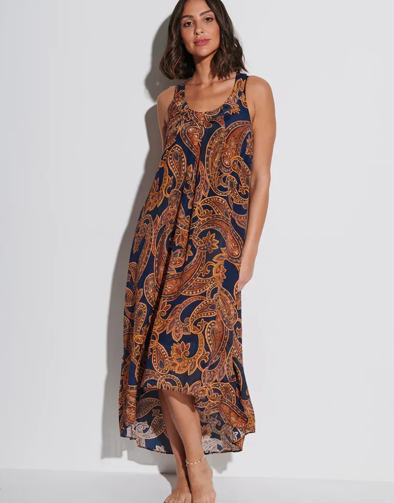 Memory Maxi Dress - Sunset Navy