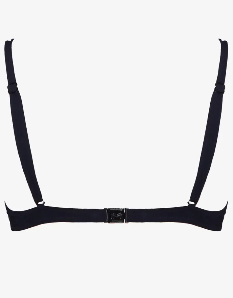 Metrics Underwired Bikini Top - Black White and Gold