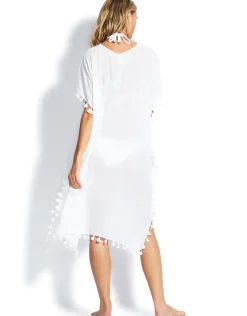 Midi Amnesia Kaftan - White