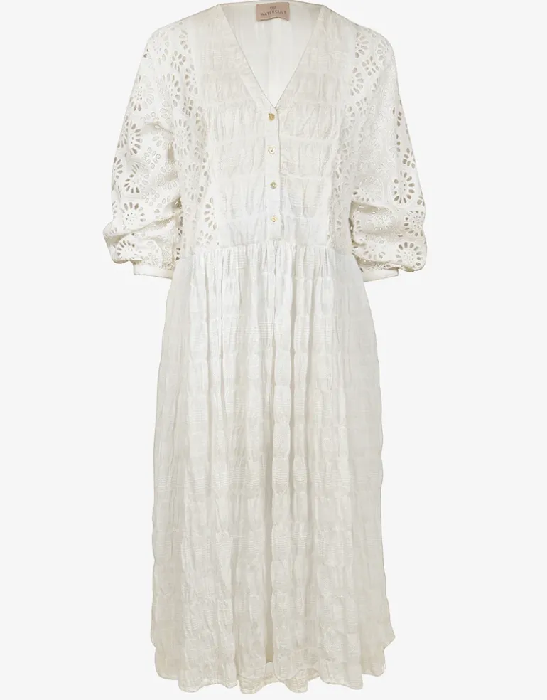 Midi Beach Dress - Optic White