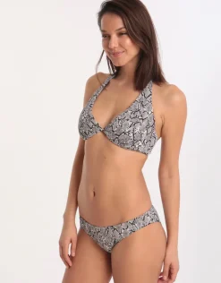 Mombasa D-G Contour Bikini Top - Snake Print