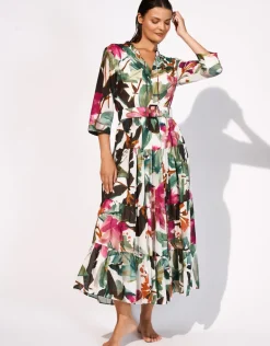 Mystic Maxi Shirt Dress - Noble Exotic