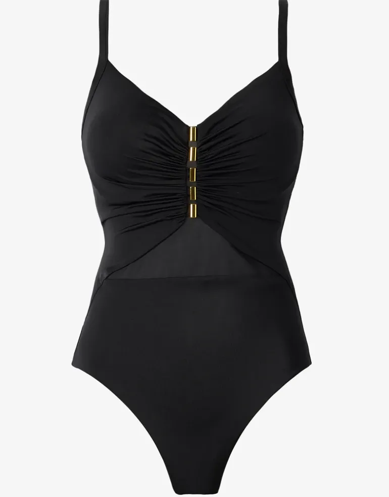 Network News Mariposa Swimsuit - Black